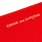 Comme des Garçons SA5100HL Huge Logo Wallet in Red