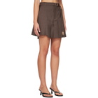 sacai Brown Suiting Skort
