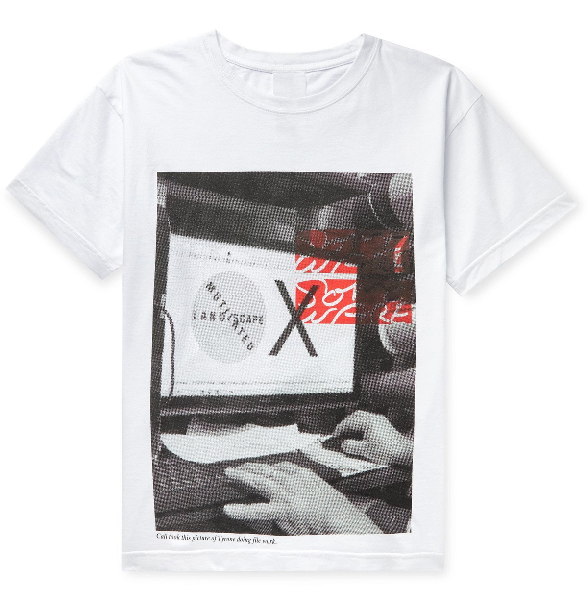 Some Ware - Logo-Print Organic Cotton-Jersey T-Shirt - White