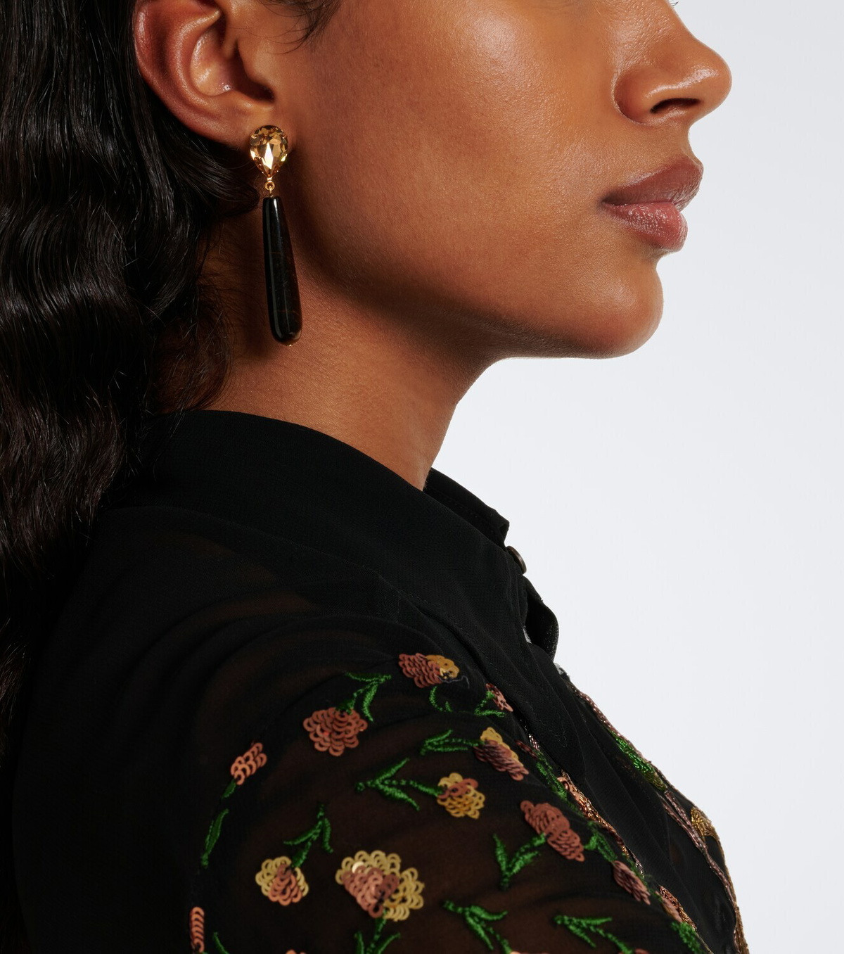 Jennifer Behr Caroline 18kt gold-plated earrings