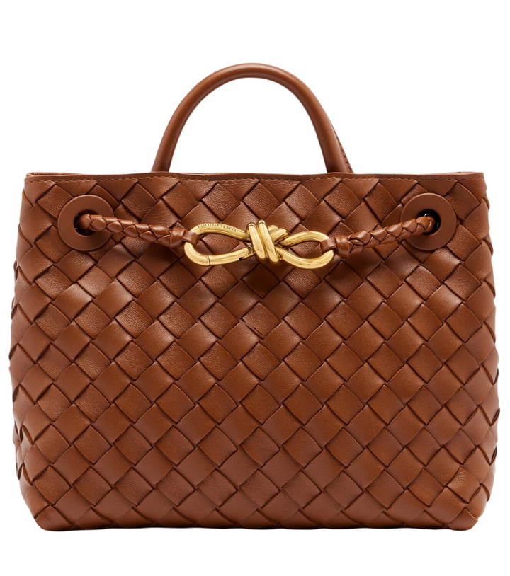 Photo: Bottega Veneta Andiamo Small leather top-handle bag