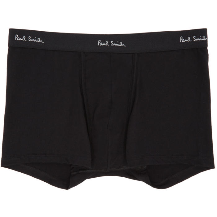 Photo: Paul Smith Two-Pack Black Boxer Briefs