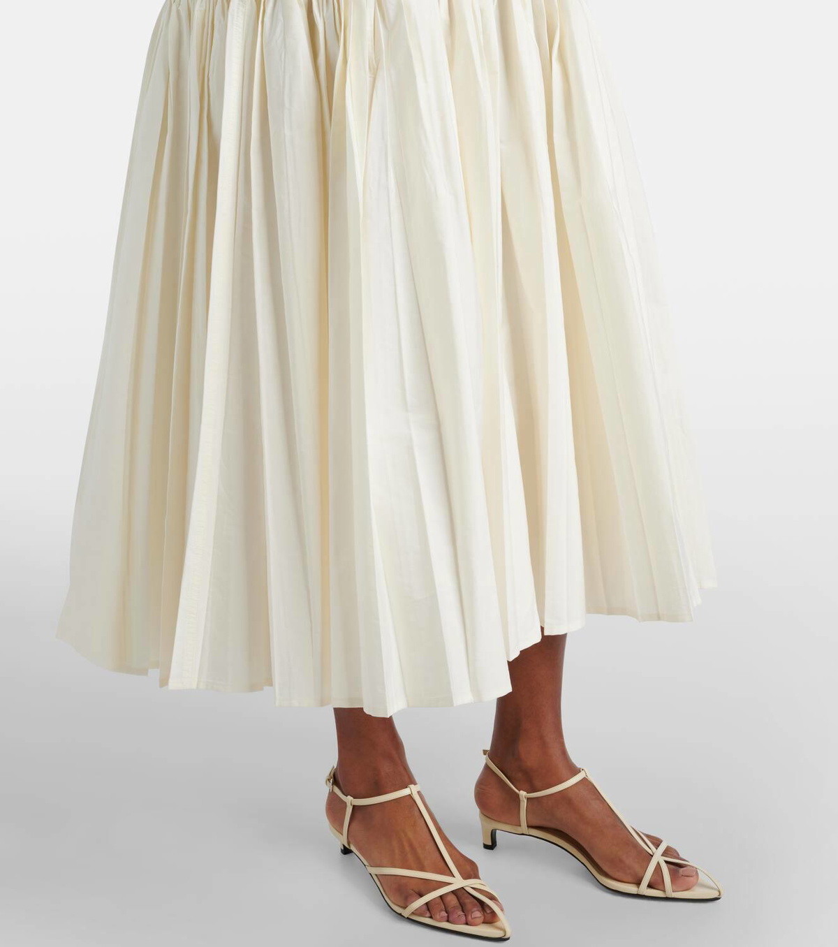 Jil Sander Cotton poplin maxi dress