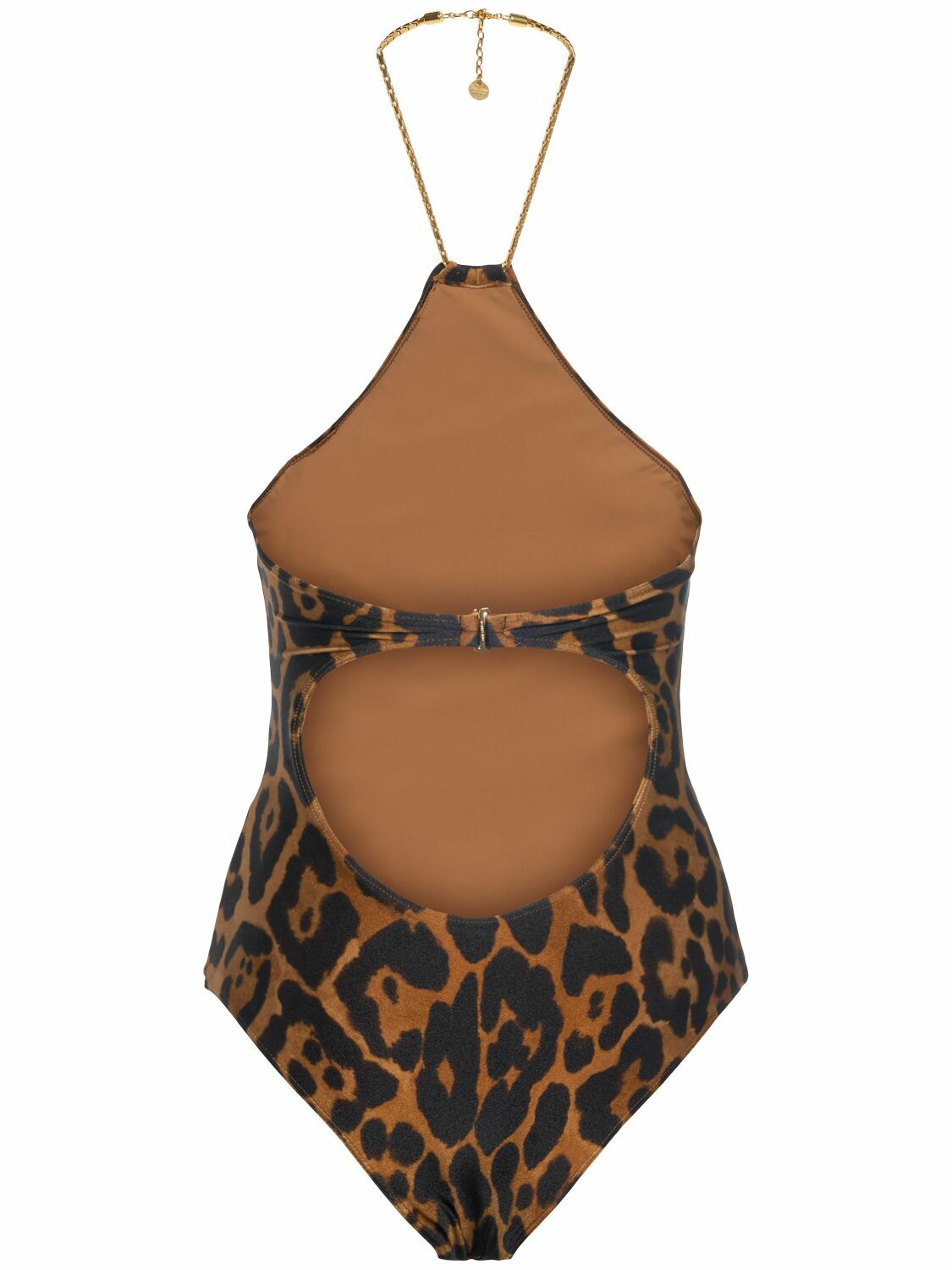 TOM FORD Leopard Print Jersey One Piece Swimsuit