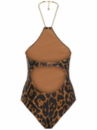 TOM FORD Leopard Print Jersey One Piece Swimsuit