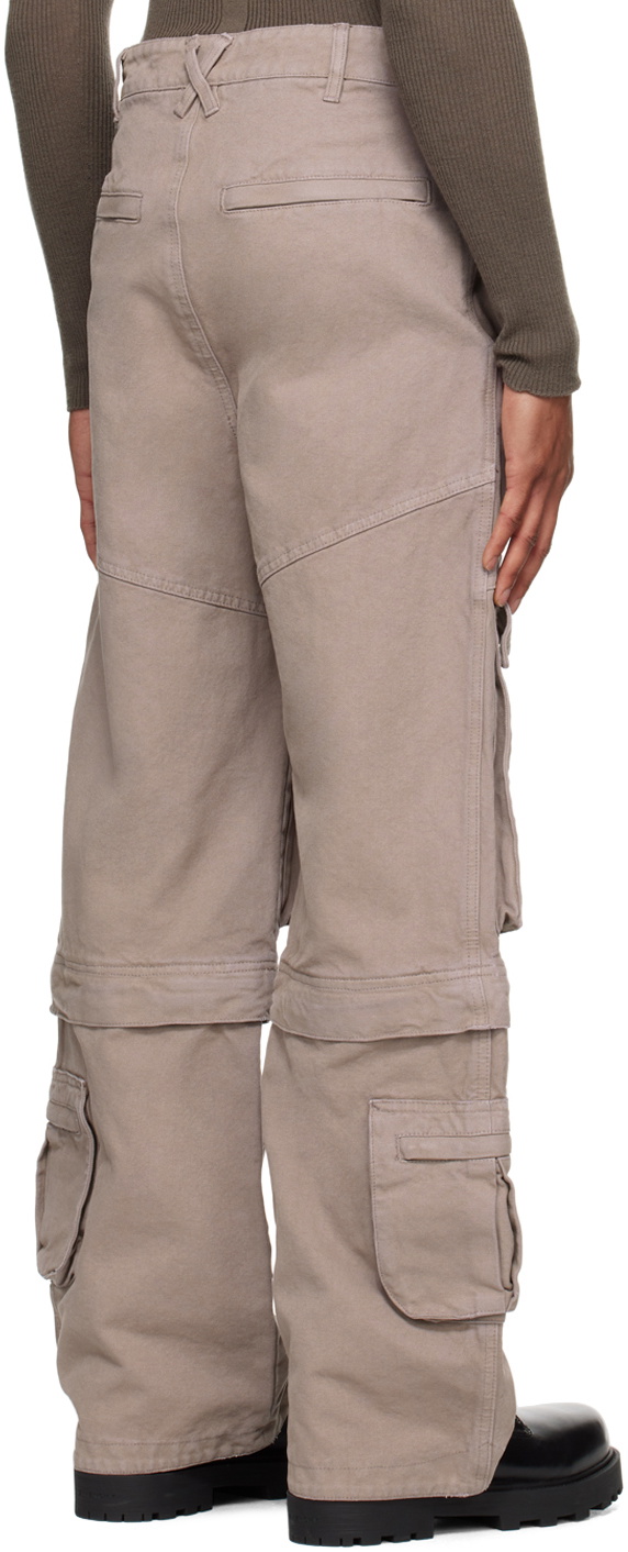 Entire Studios Gray Hard Cargo Pants Entire Studios