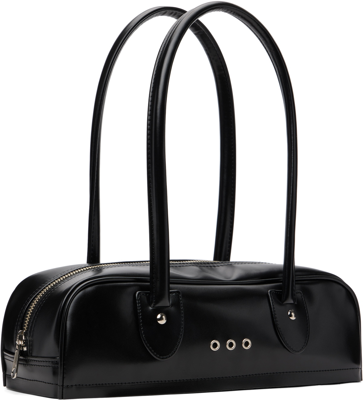 Comme des Garçons Comme des Garçons Black Synthetic Leather Shoulder Bag