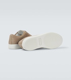 Lanvin DBB1 leather-trimmed sneakers