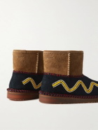 UGG Australia - Denim Tears Classic Onia Beaded Suede Boots - Brown