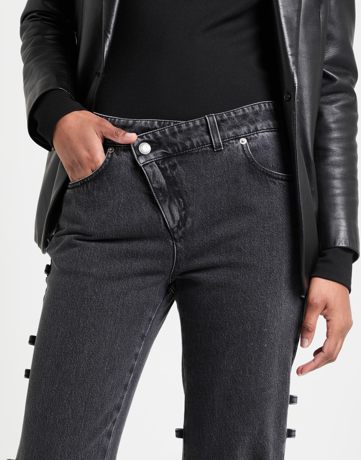 Mcqueen Womens Jeans in Black