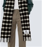 Marni Checked wool-blend scarf