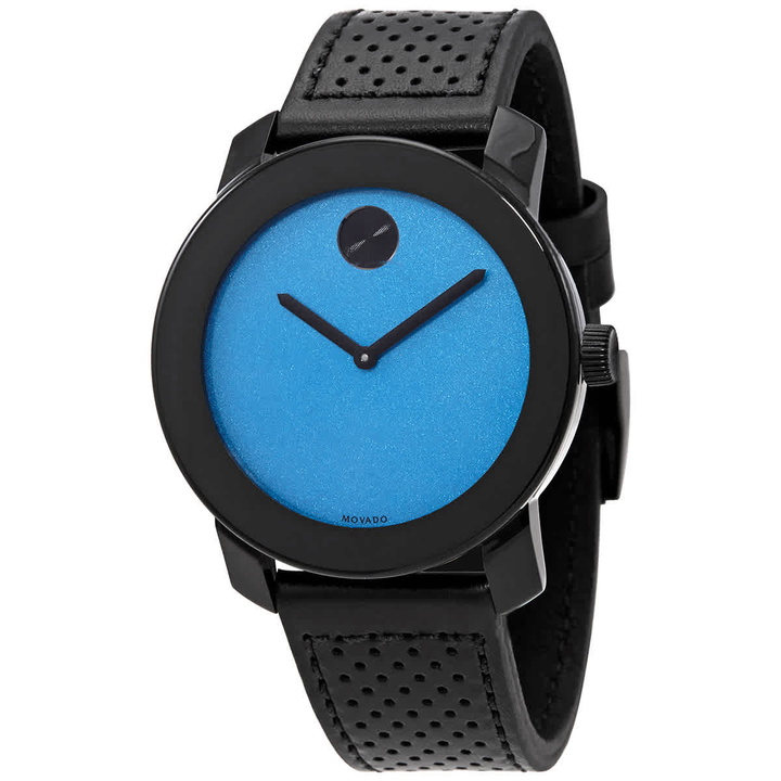 Photo: Movado Bold TR90 Quartz Blue Museum Dial Mens Watch 3600761