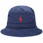 Polo Ralph Lauren Men's Fleece Bucket Hat in Newport Navy