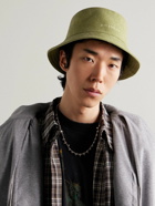Givenchy - Logo-Embroidered Cotton-Canvas Bucket Hat - Green