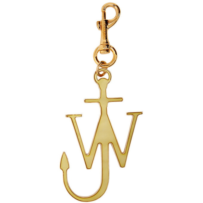 Photo: JW Anderson Yellow and Gold Anchor Keychain