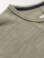 Rag & Bone - Classic Flame Slub Organic Cotton-Jersey T-Shirt - Green