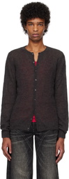 Paloma Wool Gray Button Fine Champions Cardigan