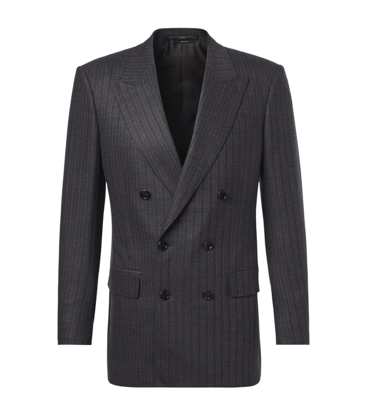 Photo: Tom Ford Herringbone wool blazer