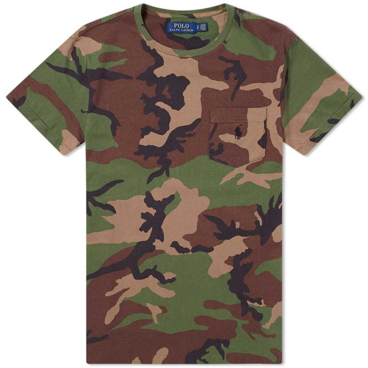 Photo: Polo Ralph Lauren Camo Pocket Tee