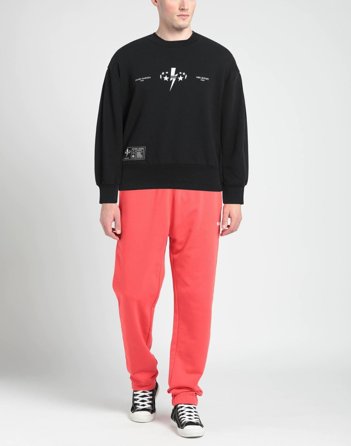 Neil Barrett Mens Sweatshirt in Black
