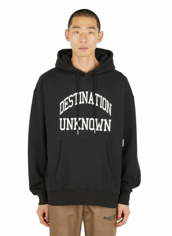 Photo: Heavyweight College Hooded Sweatshirt in Black