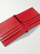 Christian Louboutin - Groovy Full-Grain Leather Billfold Wallet with Money Clip