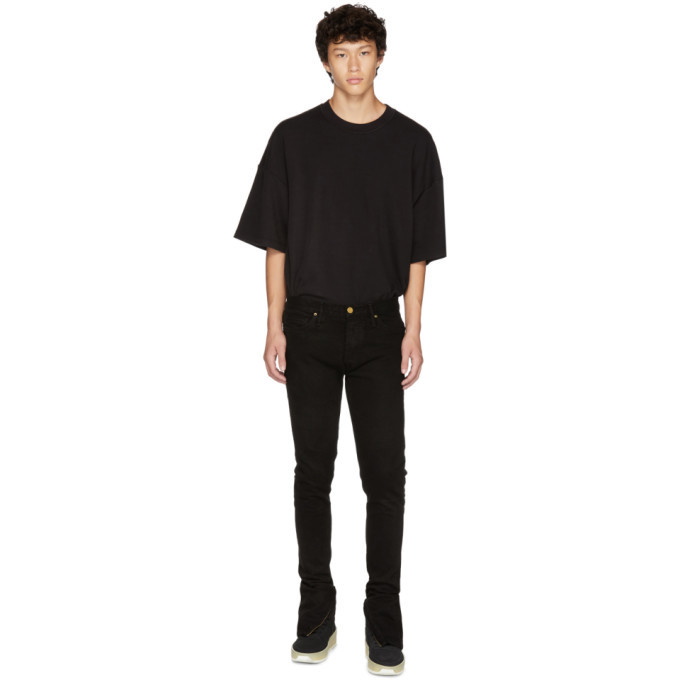 Photo: Fear of God Black Zip Jeans