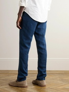 Polo Ralph Lauren - Straight-Leg Hemp-Twill Trousers - Blue