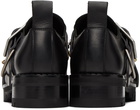 Vivienne Westwood Black Combat Buckle Oxfords