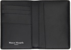 Maison Margiela Black Four Stitches Card Holder