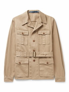 Polo Ralph Lauren - Belted Cotton-Twill Jacket - Neutrals