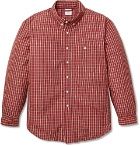 Vetements - Oversized Padded Woven Shirt Jacket - Red