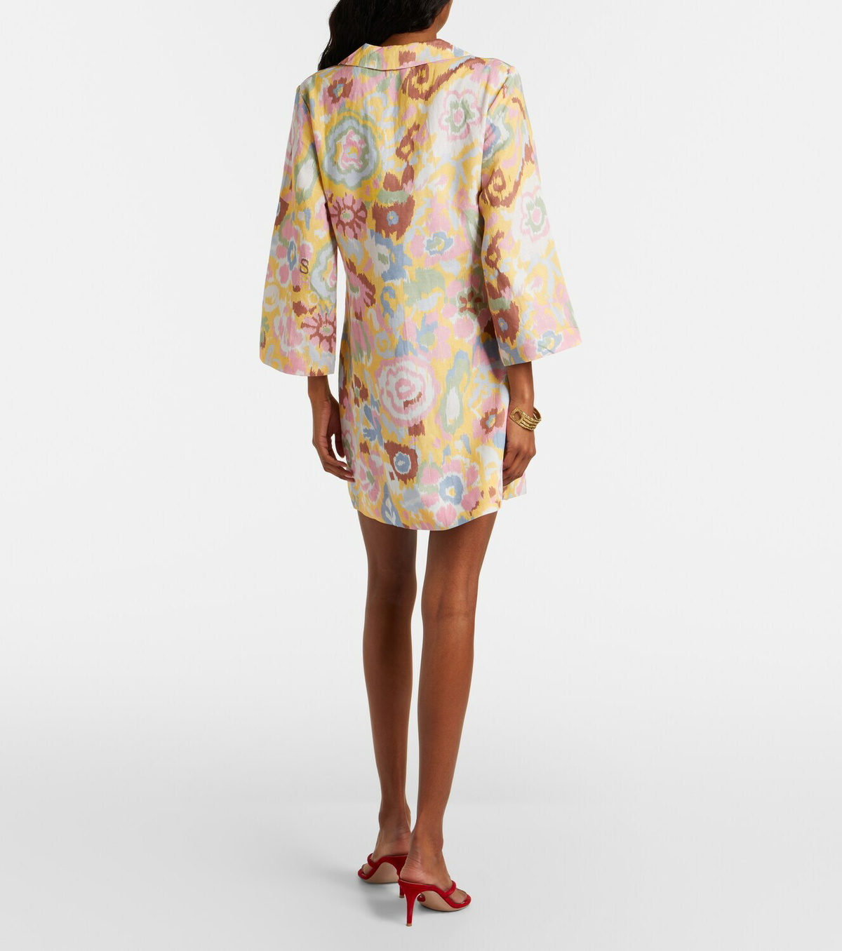 Rixo Lucien printed minidress