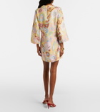 Rixo Lucien printed minidress