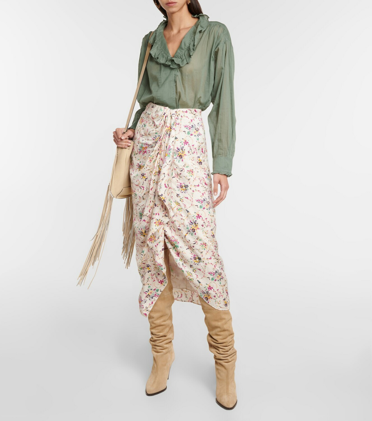 ISABEL MARANT ETOILE / リネンラップスカート