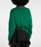 Loewe Double L asymmetric wool sweater
