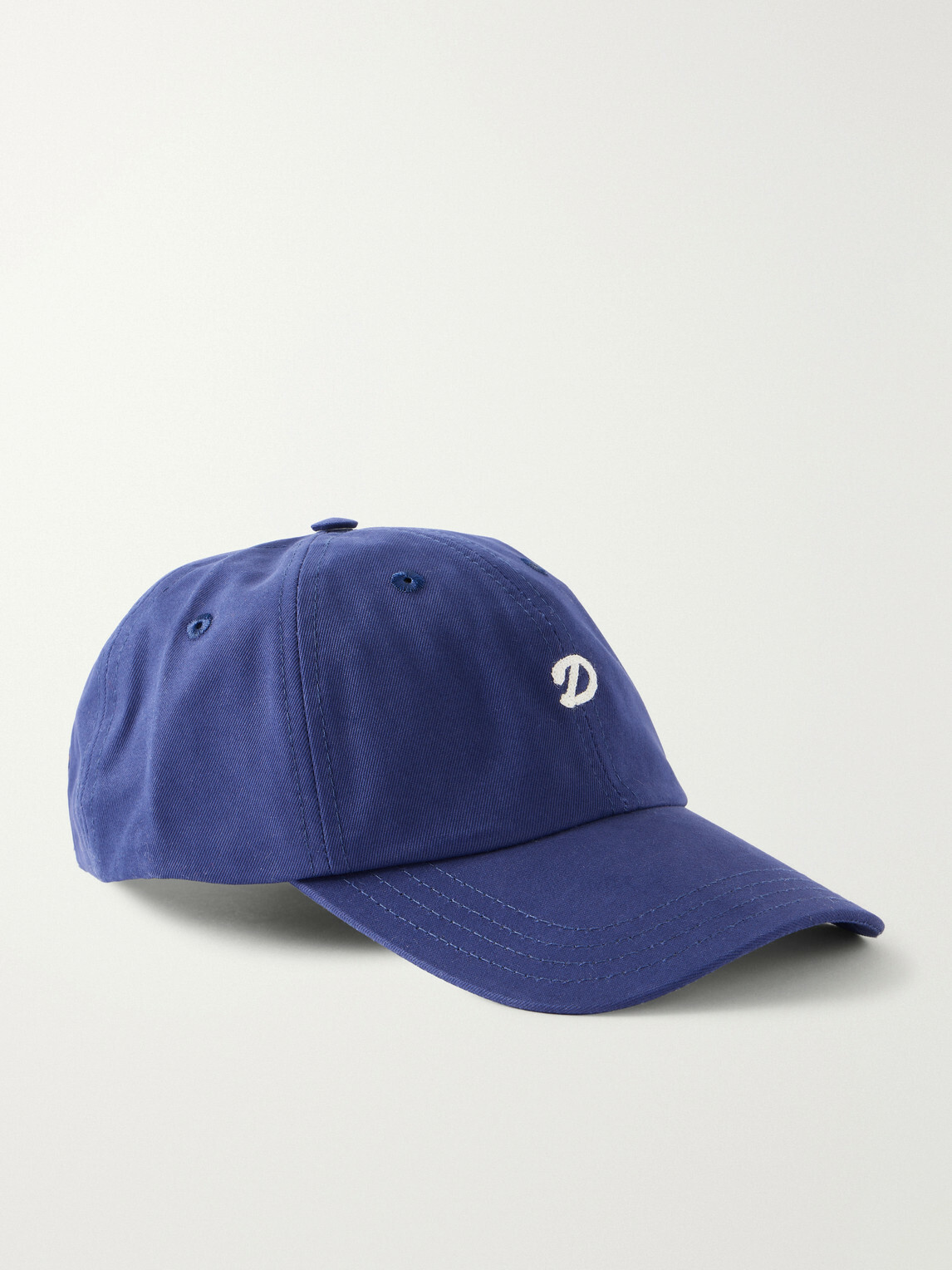 Drake's - Logo-Embroidered Cotton-Twill Baseball Cap