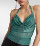 Giuseppe di Morabito Crystal-embellished halterneck top
