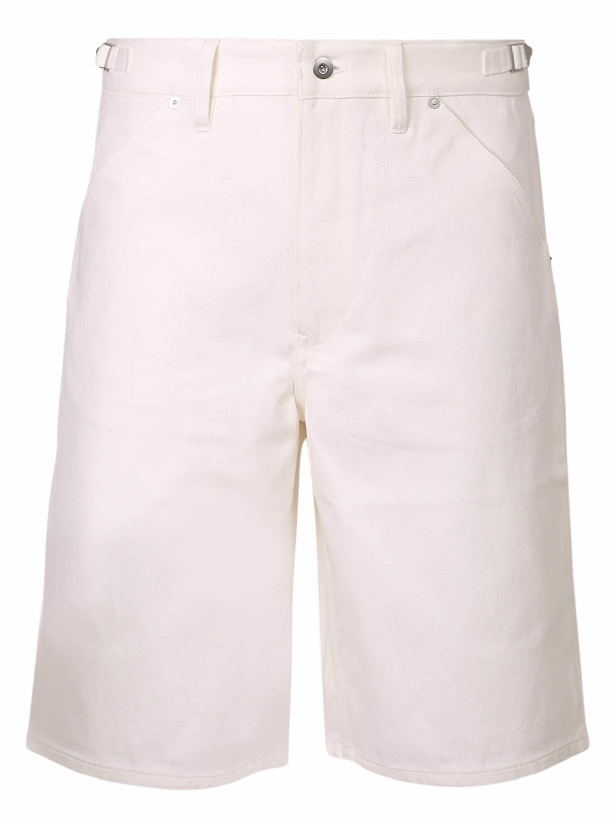 【関税&送料込】Jil Sander Ivory Cotton Bermuda Shorts Jil Sander Ivory Cotton Bermuda Shorts in Natural for Men | Lyst