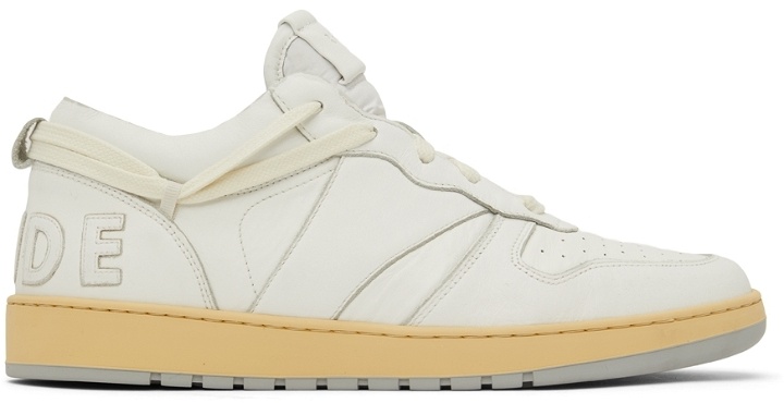 Photo: Rhude SSENSE Exclusive White Rhecess Low Sneakers