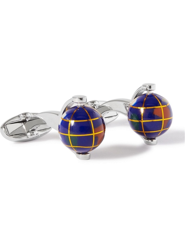 Photo: Paul Smith - Silver- and Gold-Tone and Enamel Cufflinks