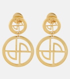 Patou Logo drop earrings