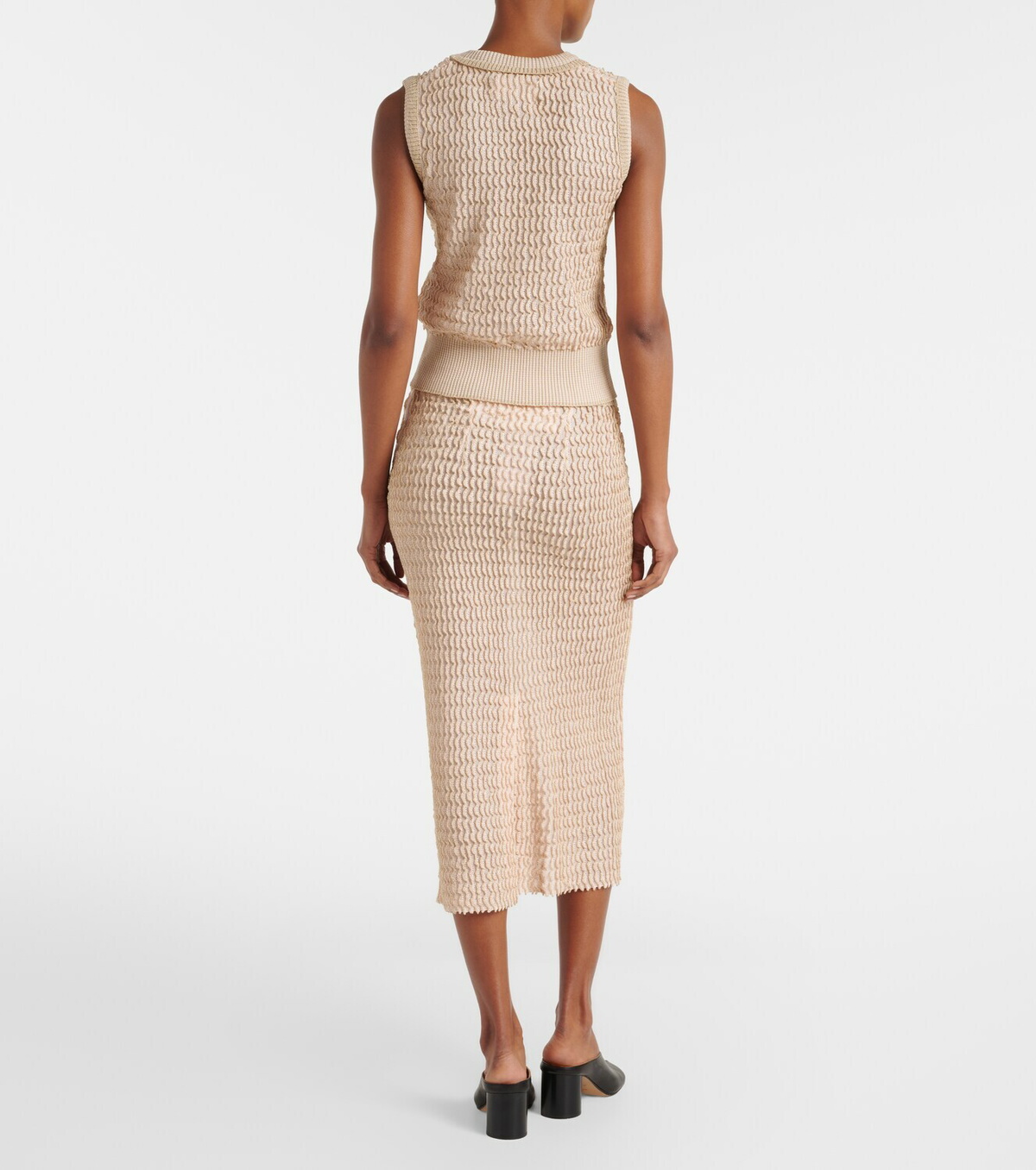 Maison Margiela Knitted midi skirt