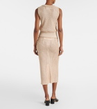 Maison Margiela Knitted midi skirt