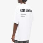 Cole Buxton Men's Cb Logo T-Shirt in White