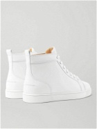 Christian Louboutin - Louis Leather High-Top Sneakers - White