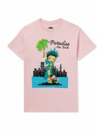 PARADISE - Liberty Palm Printed Cotton-Jersey T-Shirt - Pink