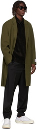 Études Green Wool Archeology Coat