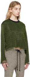 Song for the Mute Green & Black Layered Long Sleeve T-Shirt