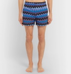 Missoni - Mid-Length Printed Swim Shorts - Men - Blue